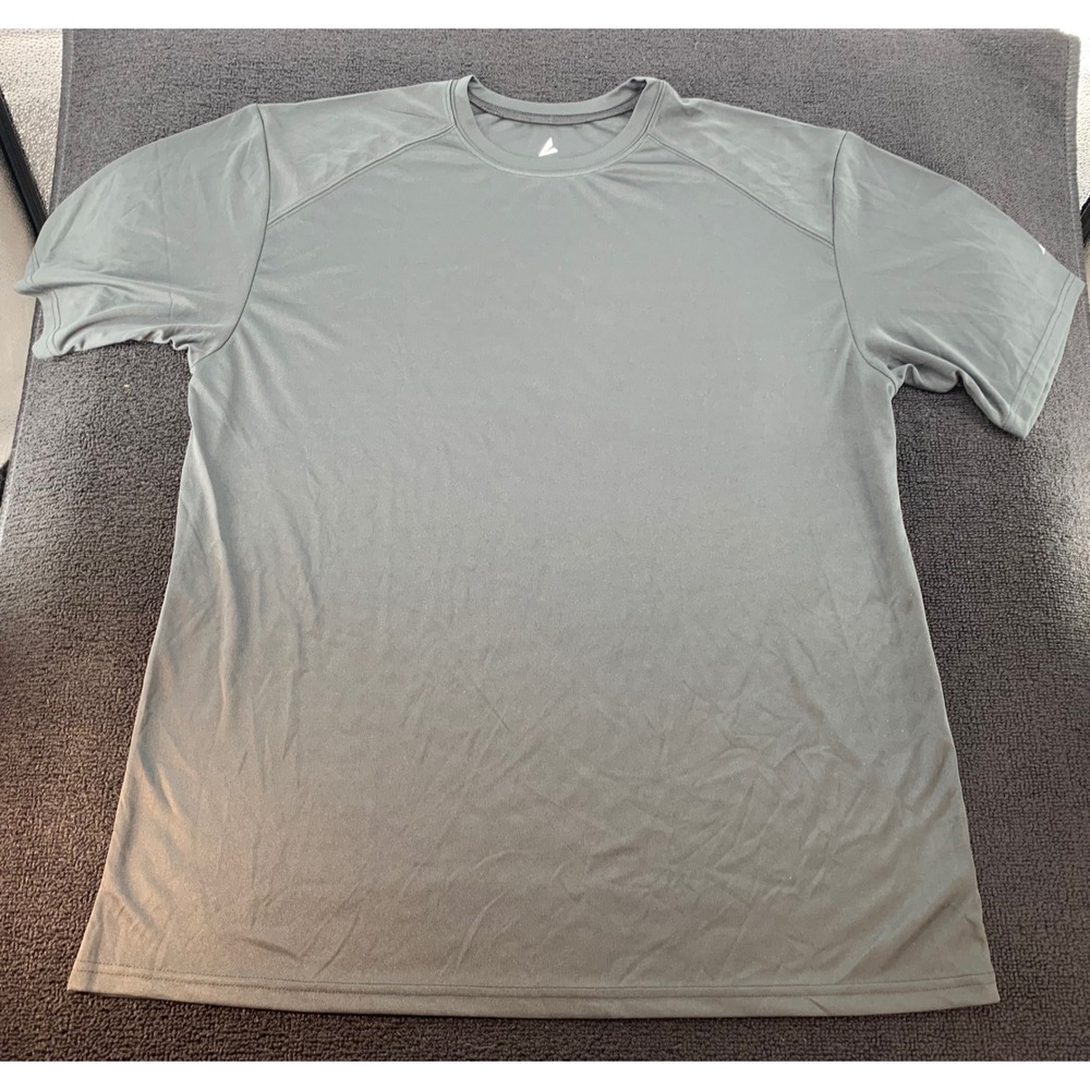 BSN Sports Performance Apparel Black Crew Neck Short Sleeve T Shirt‎ Mens XL